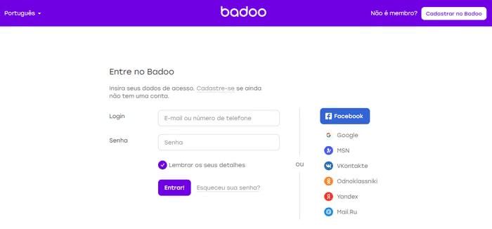 Badoo Entrar Badoo Entrar