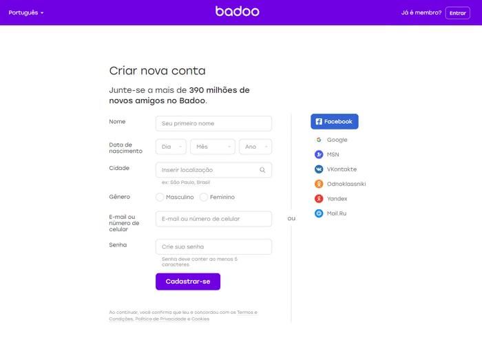 Badoo Entrar Badoo Entrar