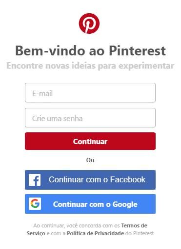 Pinterest Entrar Pinterest Entrar