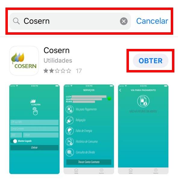 Aplicativo Cosern