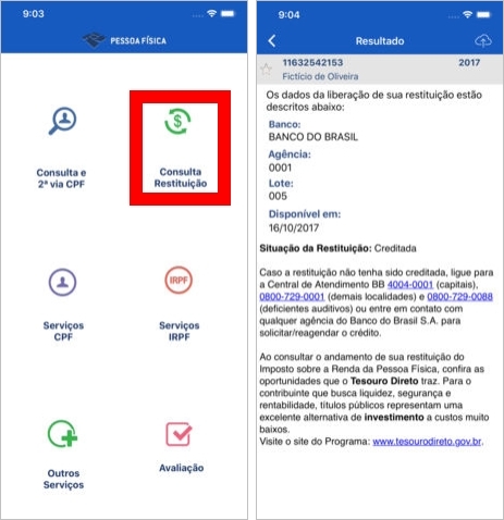 Consulta Imposto de Renda Consulta Imposto de Renda