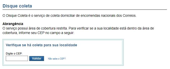 Disque Coleta Correios Disque Coleta Correios
