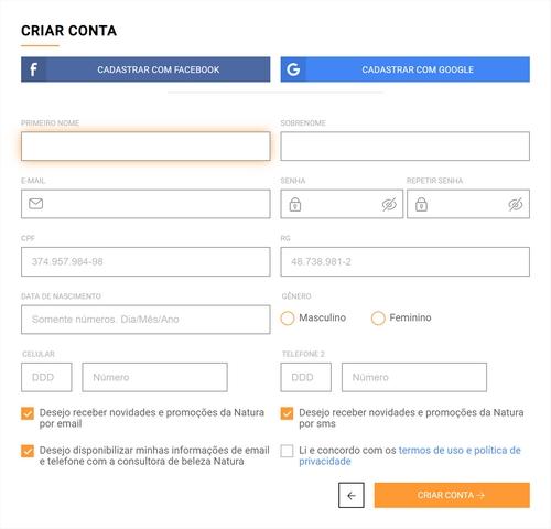 Natura login Natura login
