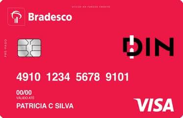 Cartão Bradesco Din Visa