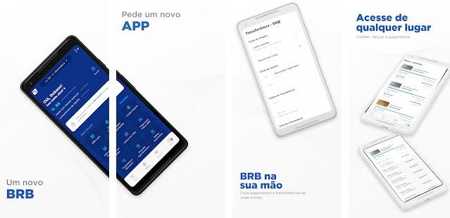 Serviços disponíveis no aplicativo BRB Mobile