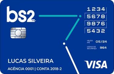 Cartão BS2 Visa Internacional
