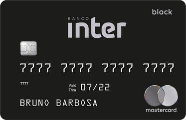 Cartão Inter Black Mastercard Internacional Cartão Inter Black Mastercard Internacional