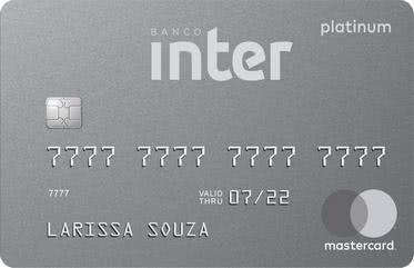 Cartão de Crédito Inter Mastercard Platinum Cartão de Crédito Inter Mastercard Platinum