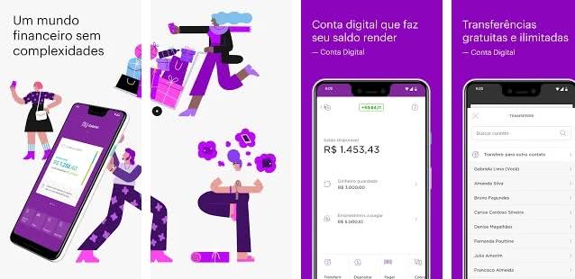 Serviços disponíveis no aplicativo Nubank Serviços disponíveis no aplicativo Nubank