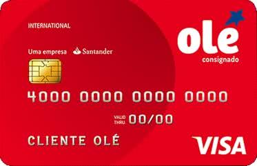 Cartão Olé Visa Internacional Cartão Olé Visa Internacional