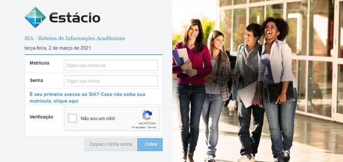 Sia Estácio Como entrar no Ava ou Portal do Aluno