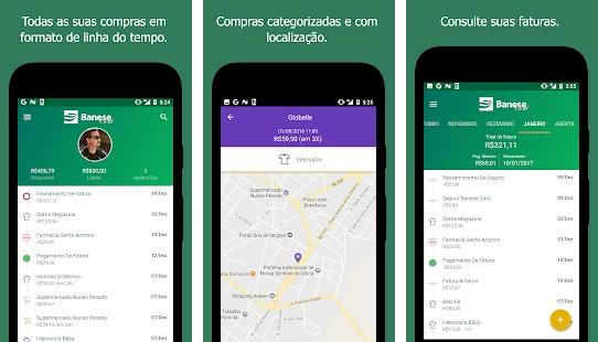 Serviços disponíveis no aplicativo Banese Card Serviços disponíveis no aplicativo Banese Card