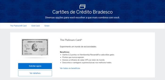 Solicitar Cartão American Express Platinum Solicitar Cartão American Express Platinum
