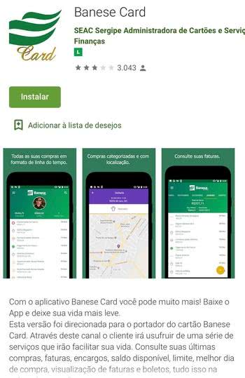 Como baixar o aplicativo Banese Card Como baixar o aplicativo Banese Card