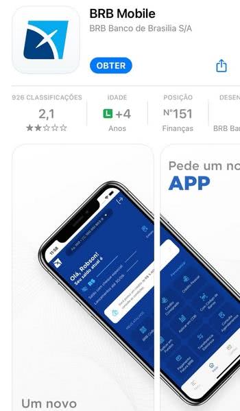 Como baixar o aplicativo BRB Mobile Como baixar o aplicativo BRB Mobile