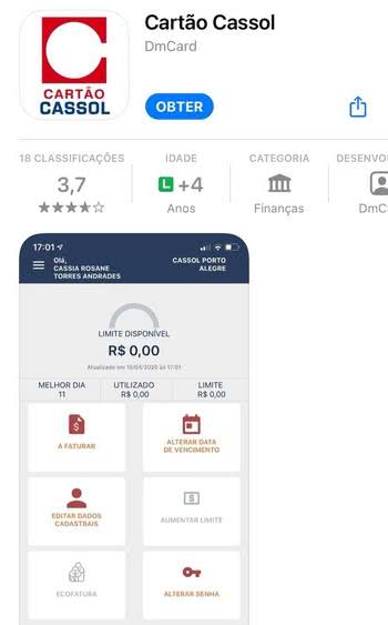 Como baixar o aplicativo Cartão Cassol Como baixar o aplicativo Cartão Cassol