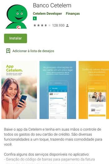 Como baixar o aplicativo Cetelem Como baixar o aplicativo Cetelem