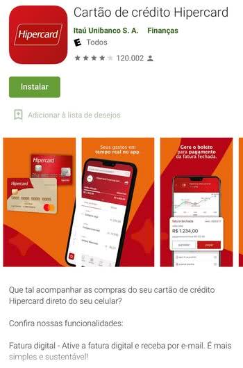 Como baixar o aplicativo Hipercard Como baixar o aplicativo Hipercard