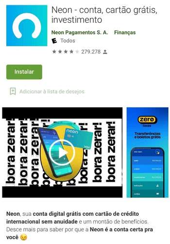Como baixar o aplicativo Neon Como baixar o aplicativo Neon