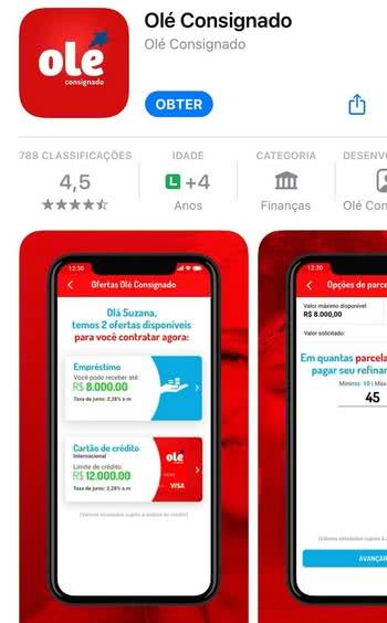 Como baixar o aplicativo Olé Consignado Como baixar o aplicativo Olé Consignado
