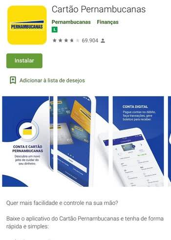 Como baixar o aplicativo Cartão Pernambucanas Como baixar o aplicativo Cartão Pernambucanas