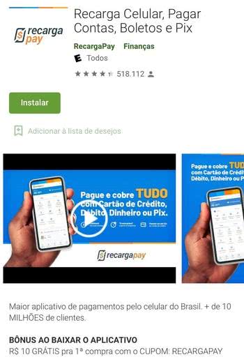 Como baixar o aplicativo Recarga Pay Como baixar o aplicativo Recarga Pay