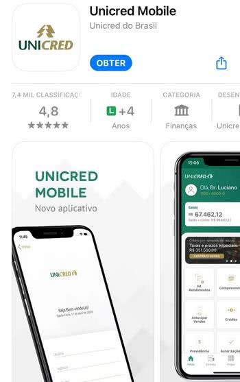 Como baixar o aplicativo Unicred Mobile Como baixar o aplicativo Unicred Mobile