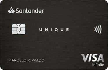 Cartão Santander Unique Visa Internacional Cartão Santander Unique Visa Internacional