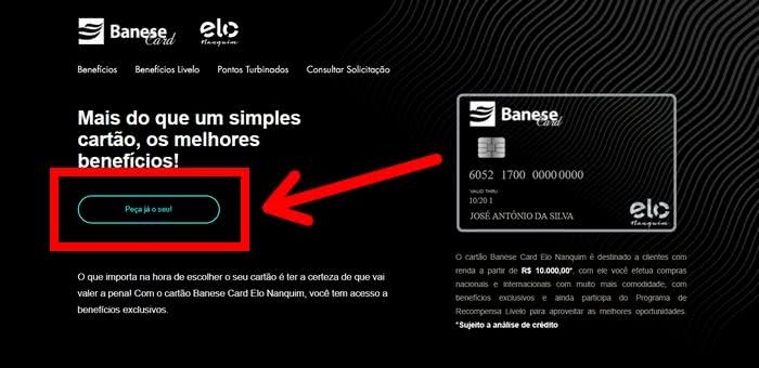 Solicitar Cartão Banese Card Nanquim Solicitar Cartão Banese Card Nanquim