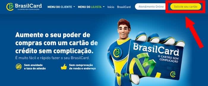 Solicitar Cartão Brasilcard Nacional