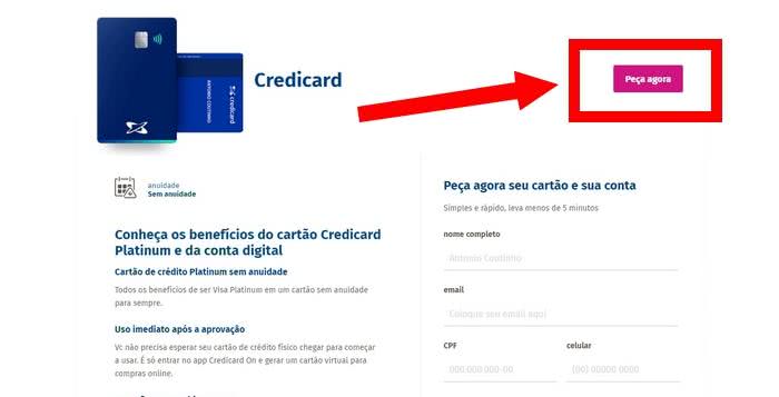 Solicitar Cartão Credicard Solicitar Cartão Credicard