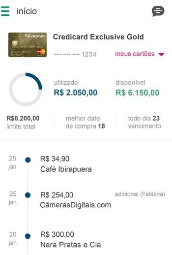 Fatura Credicard Fatura Credicard