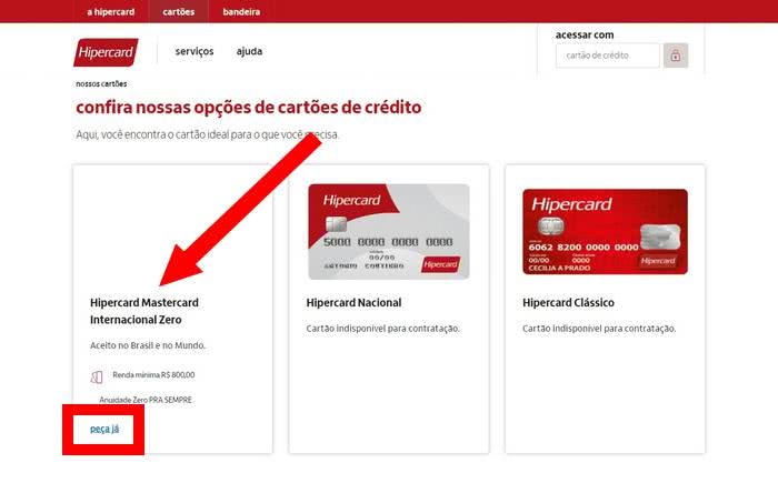 Solicitar Cartão Hipercard Solicitar Cartão Hipercard