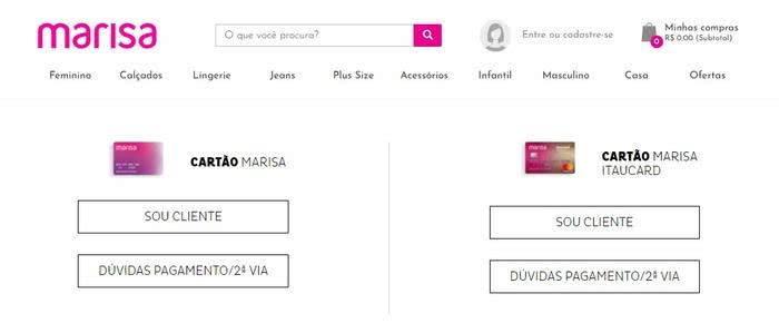 Fatura Cartão Marisa Fatura Cartão Marisa