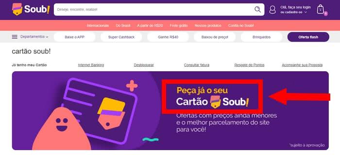 Solicitar Cartão Sou Barato Solicitar Cartão Sou Barato