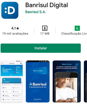 Como baixar o aplicativo Banrisul Digital Como baixar o aplicativo Banrisul Digital