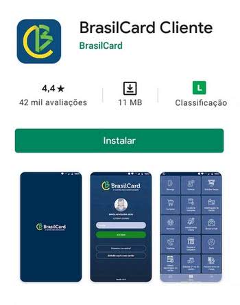 Como baixar o aplicativo Brasilcard Como baixar o aplicativo Brasilcard