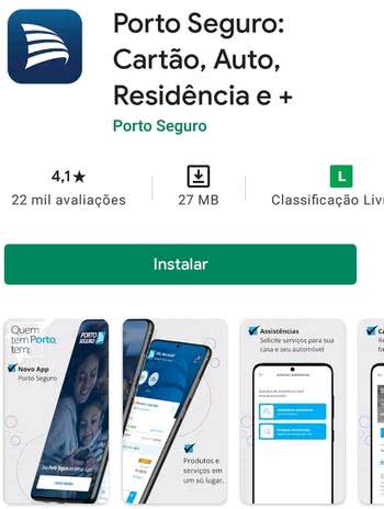 Como baixar o aplicativo Porto Seguro: Cartão, Auto, Residência e +