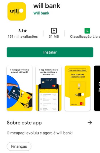 Como baixar o aplicativo Will Bank Como baixar o aplicativo Will Bank