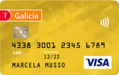 Tarjeta de crédito Galicia Visa Gold