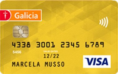 Tarjeta de crédito Galicia Visa Gold Tarjeta de crédito Galicia Visa Gold