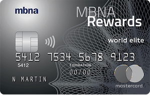 MBNA Rewards World Elite