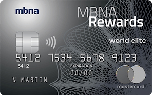 MBNA Rewards World Elite MBNA Rewards World Elite